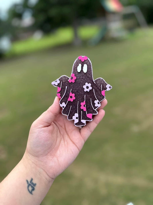 Floral Ghost Car Freshie