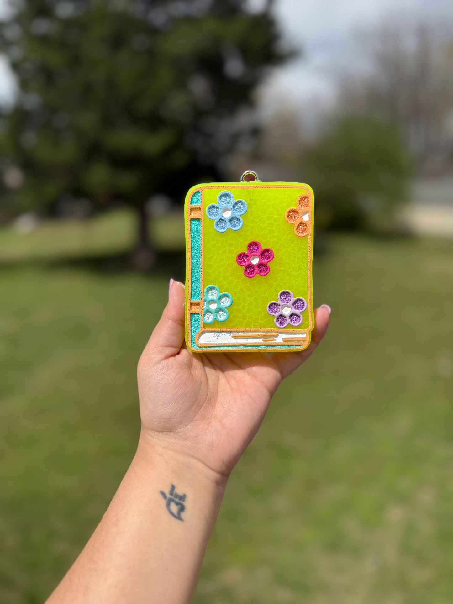 Floral Book Car Freshie