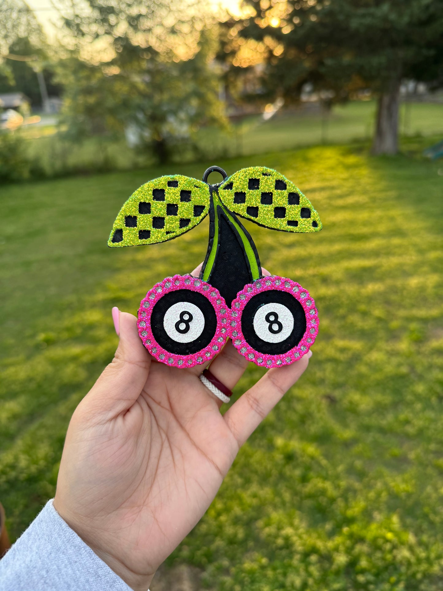 Twin 8 Balls Car Freshie