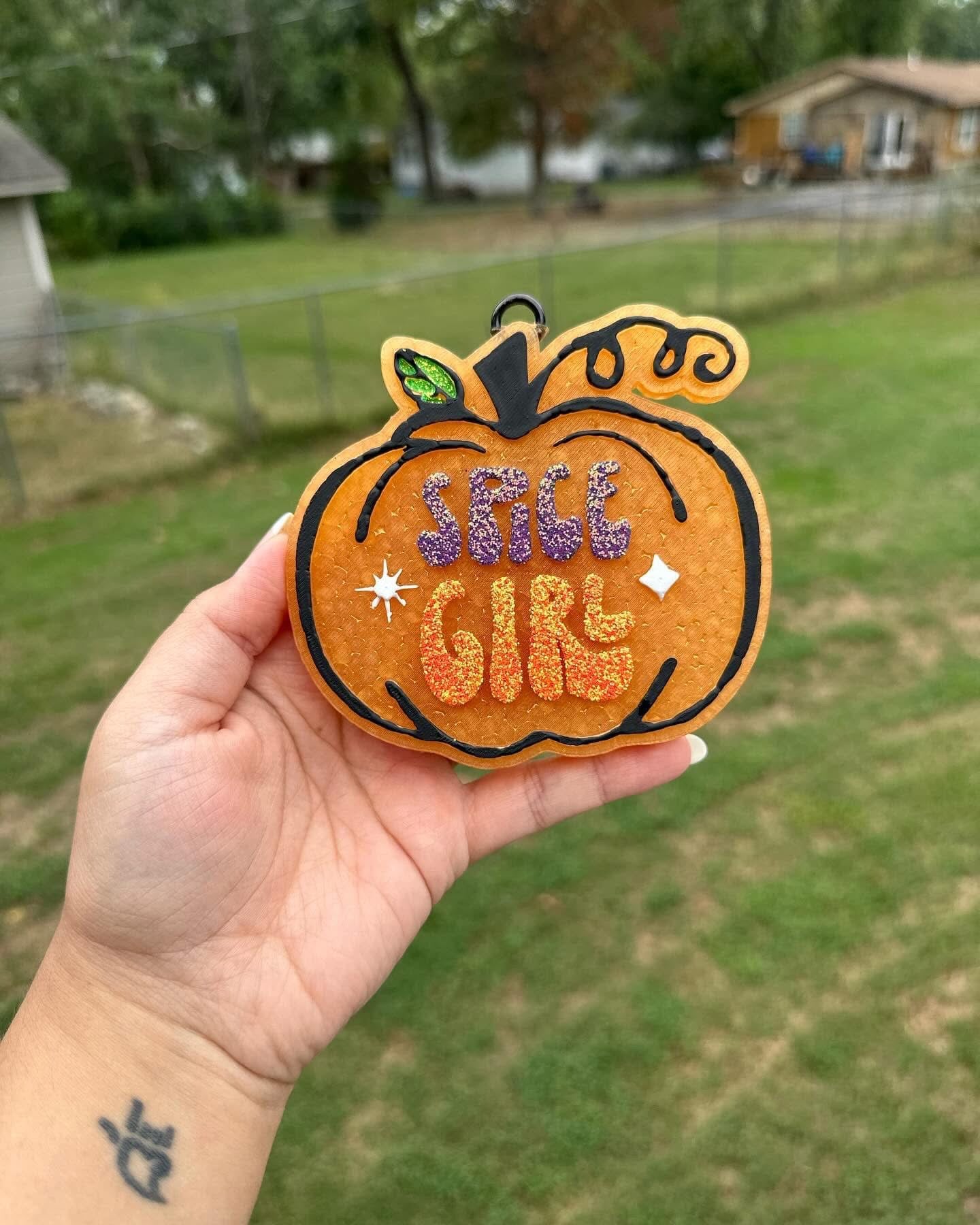 Spice Girl Pumpkin Car Freshie