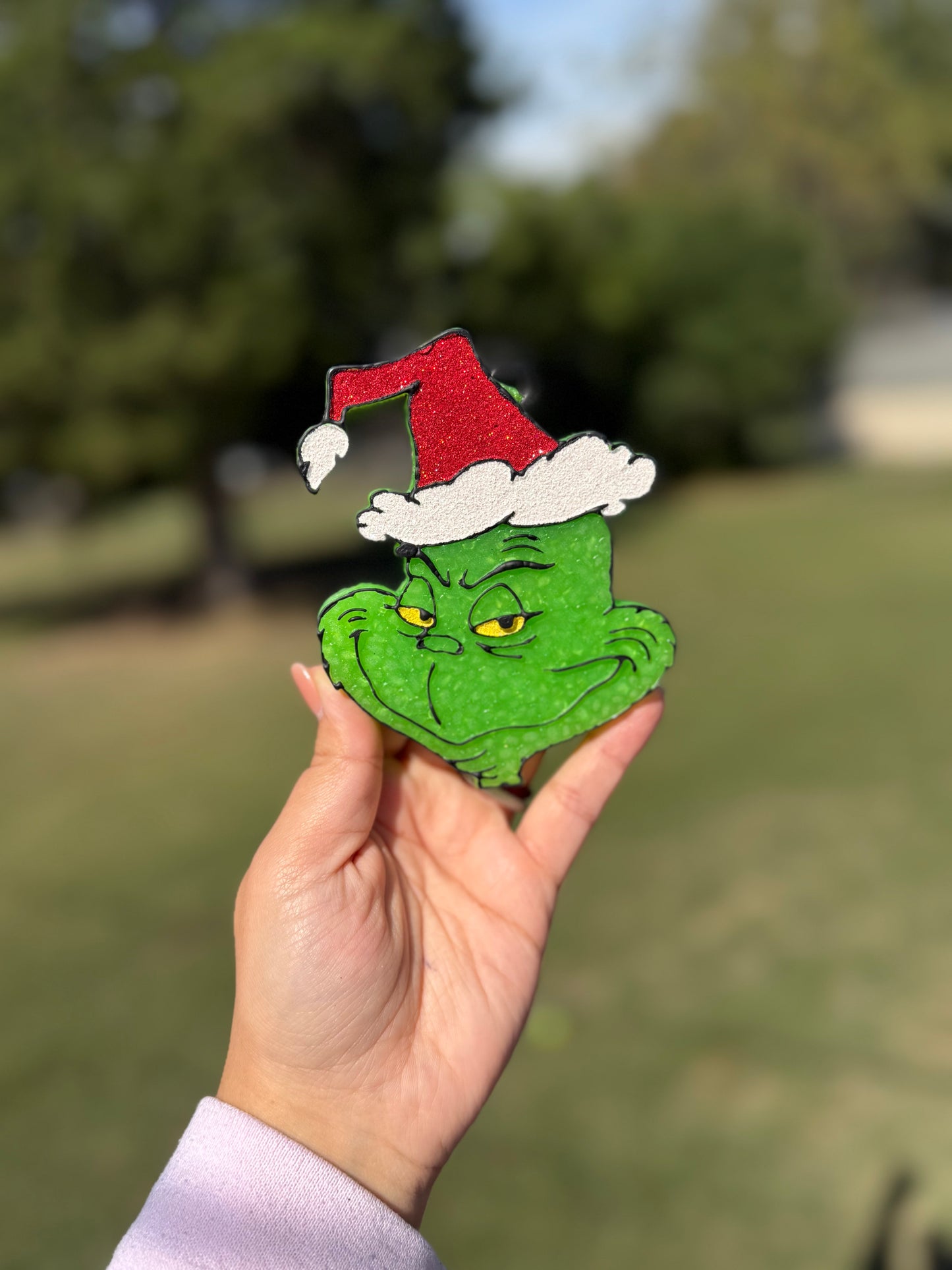 Cartoon Green Guy Car Freshie