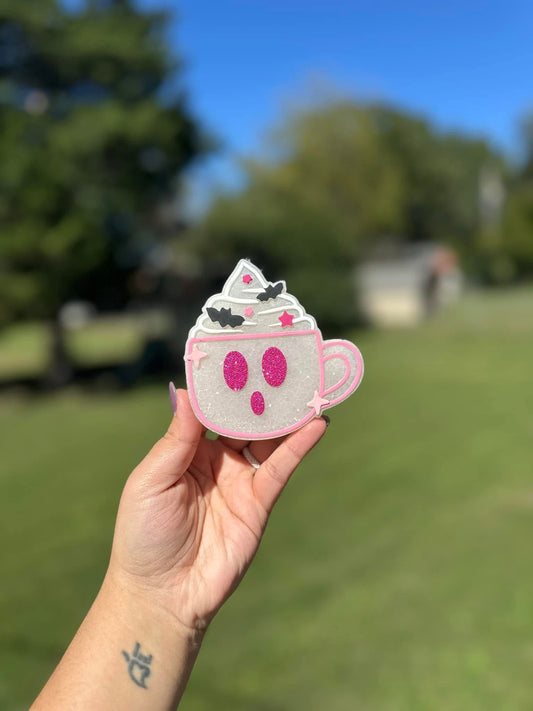 Halloween Ghost Mug Car Freshie