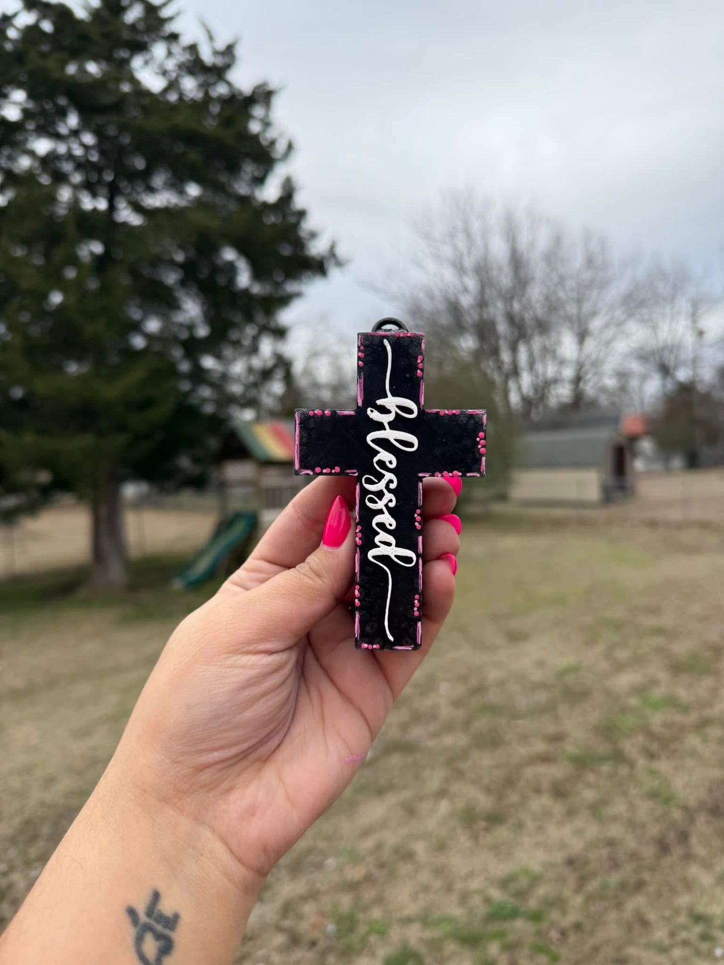 Blessed Cross Car Freshie