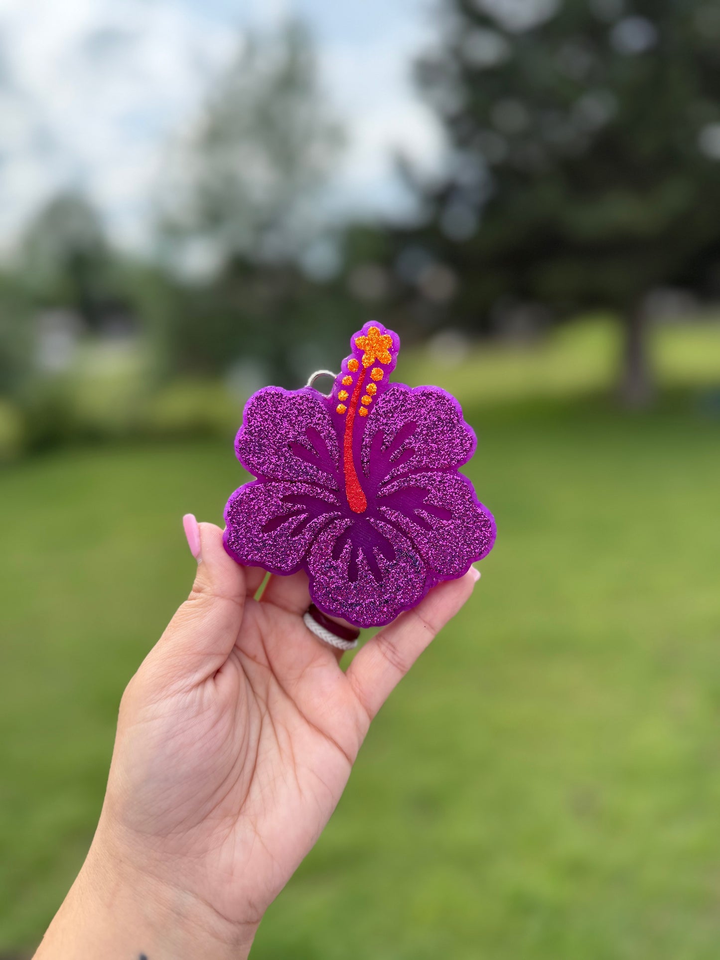 Hibiscus Flower Car Freshie
