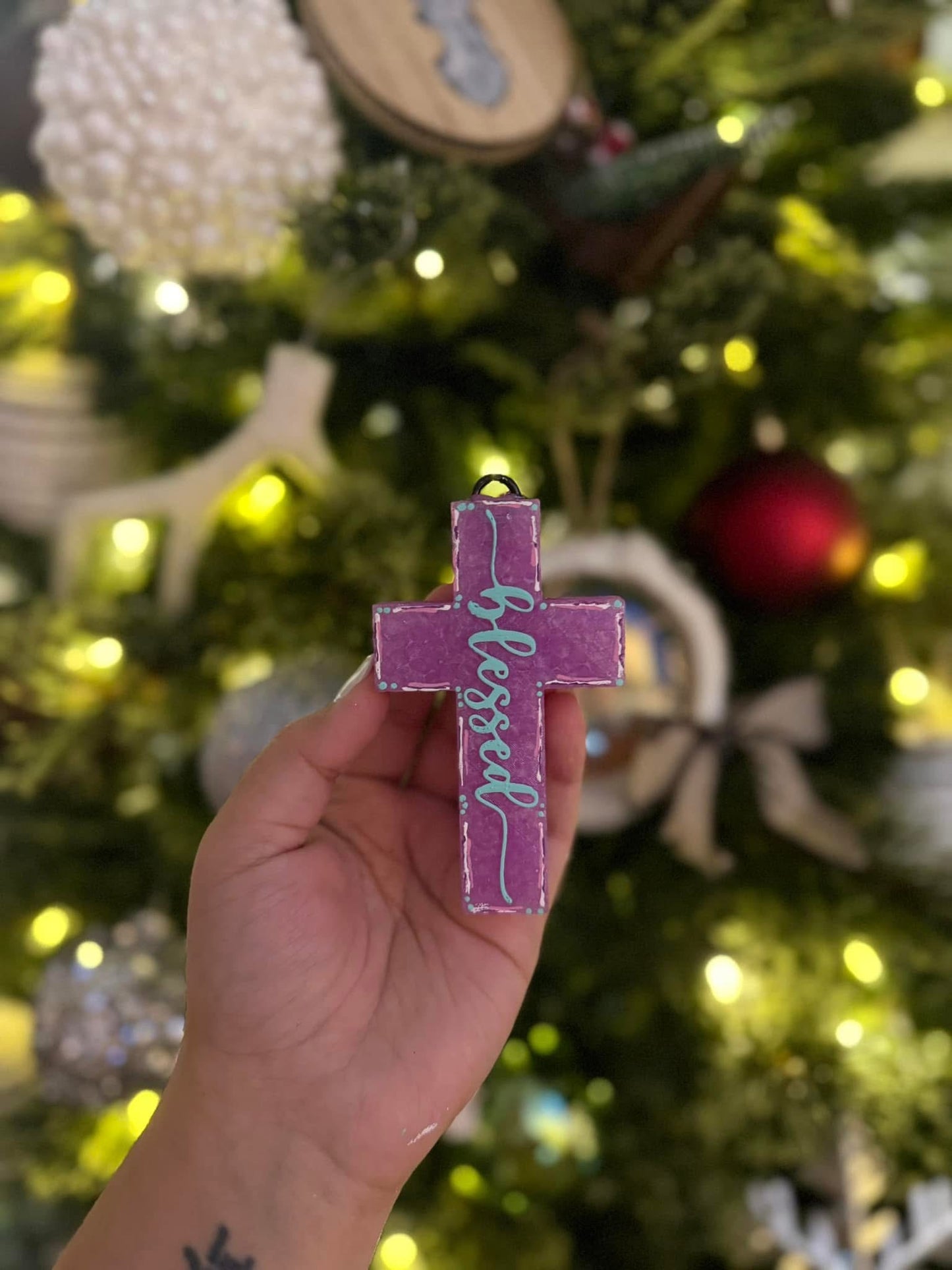 Blessed Cross Car Freshie