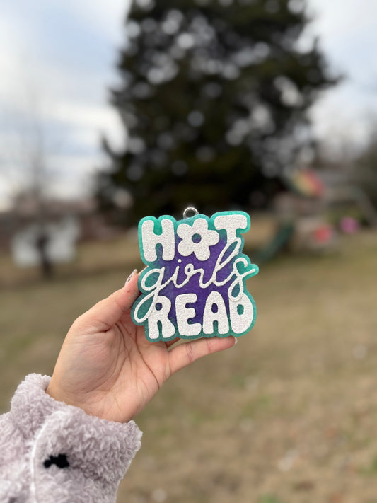 Hot Girls Read Car Freshie