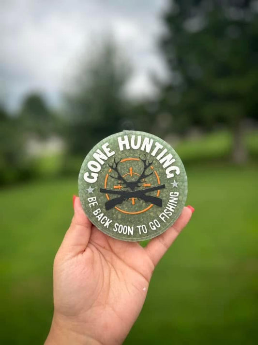 Gone Hunting Car Freshie