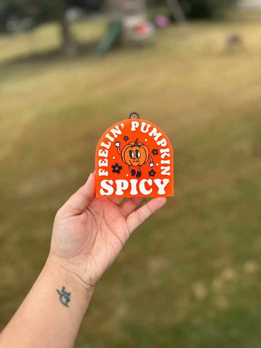 Feelin’ Pumpkin Spicy Car Freshie