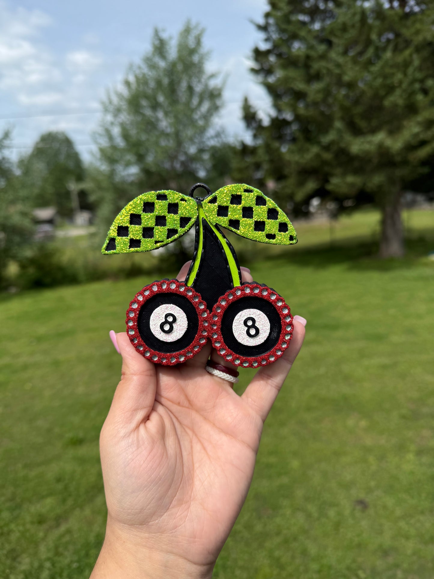 Twin 8 Balls Car Freshie