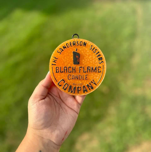 Black Flame Candle Car Freshie