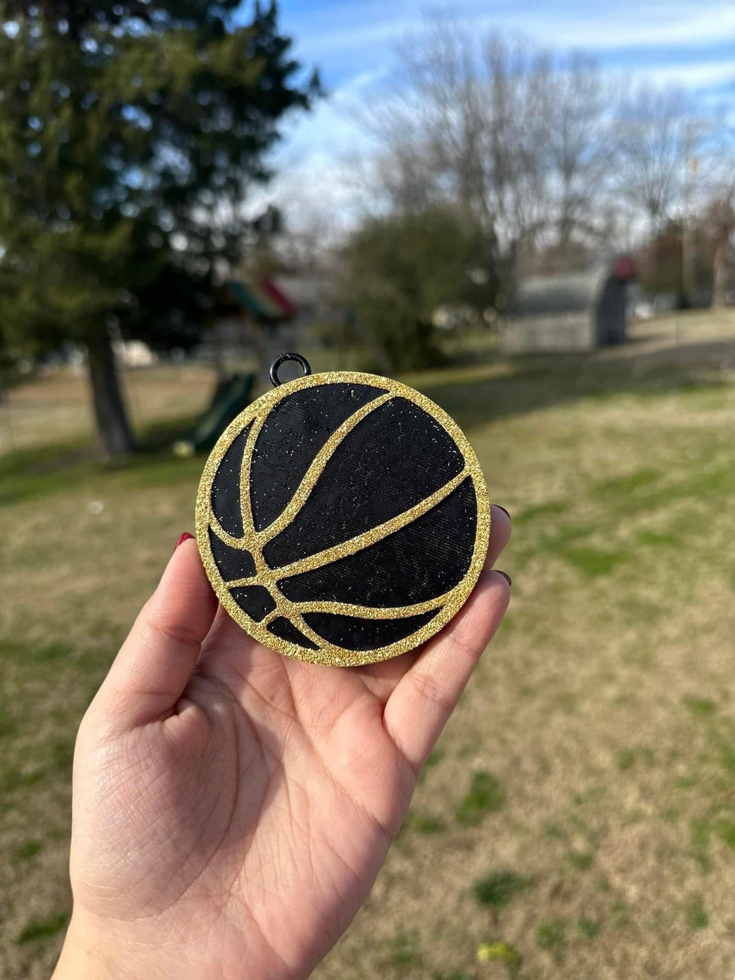 School Color Basketball Car Freshies