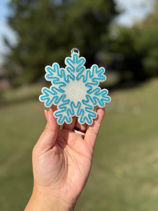 Snowflake Car Freshie