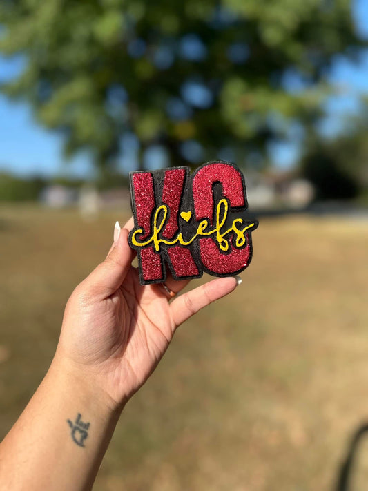 KC Girly Font Car Freshie