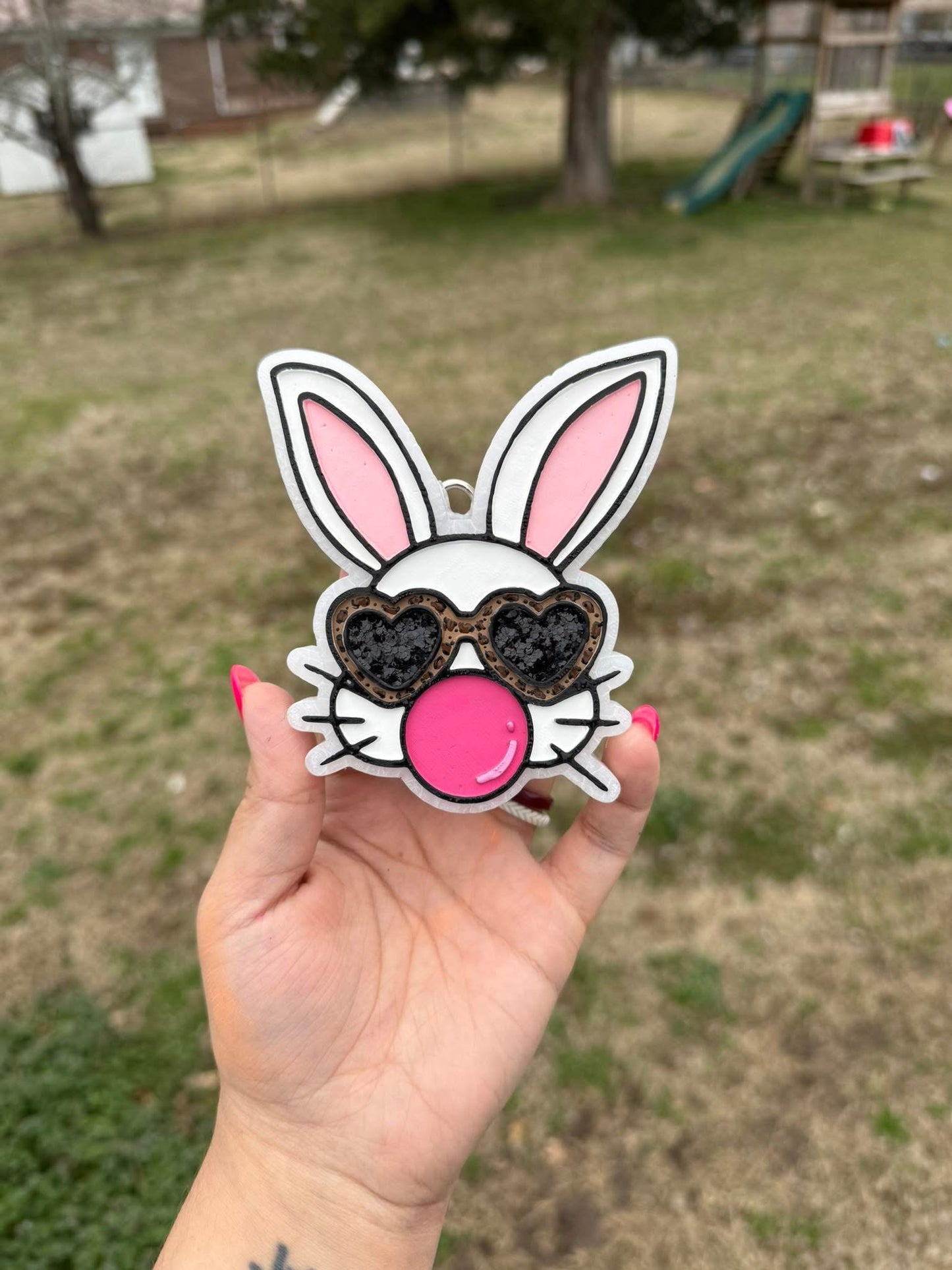 Bubble Gum Bunny Car Freshie