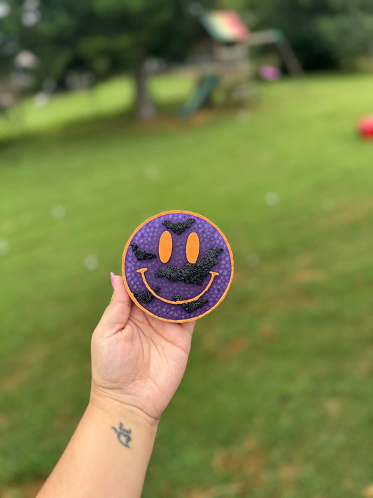 Bat Smiley Face Car Freshie