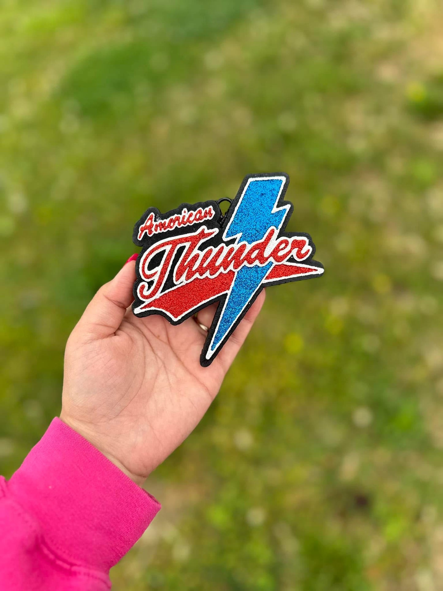 American Thunder Softball Car Freshie