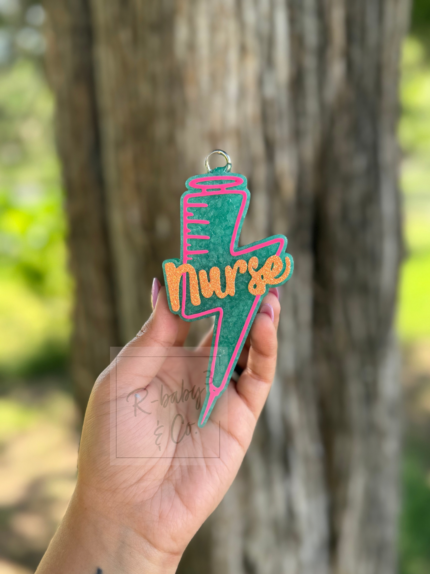Nurse Lightning Bolt Car Freshie