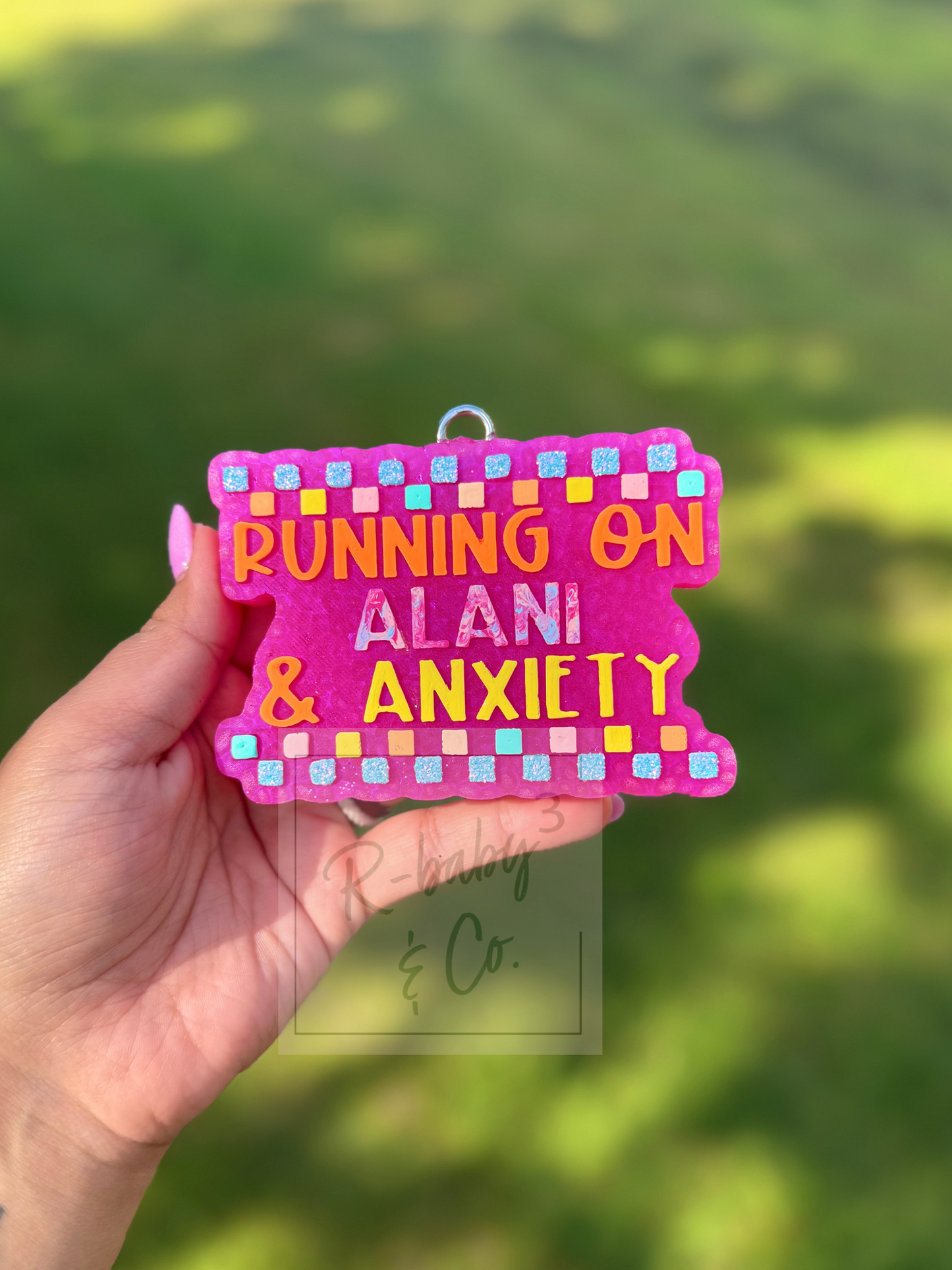 Running on Alani and Anxiety Car Freshie