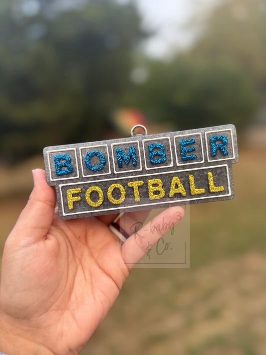 Bomber Football Car Freshie