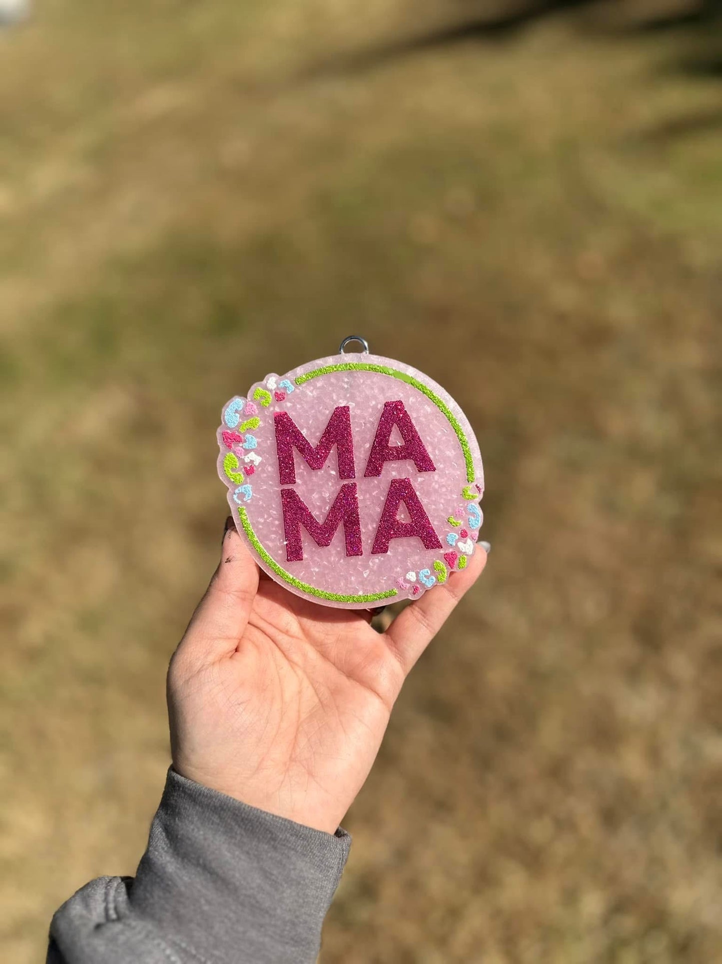 Mama Round Car Freshie