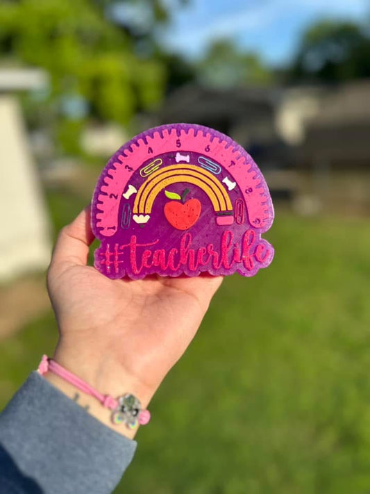 Teacher Life Car Freshie