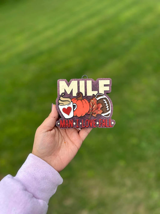 MILF (Man I Love Fall) Car Freshie