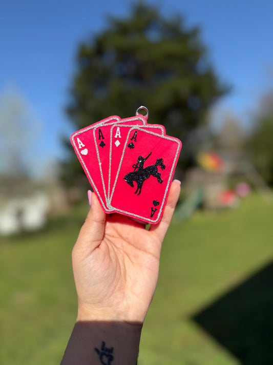 Playing Cards Car Freshie