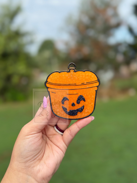 Pumpkin Bucket Car Freshie