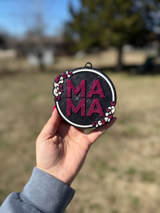 Mama Round Car Freshie