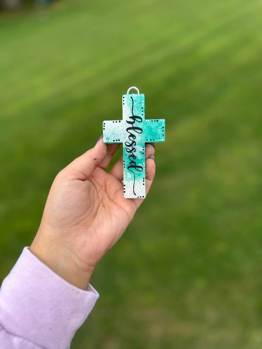 Blessed Cross Car Freshie