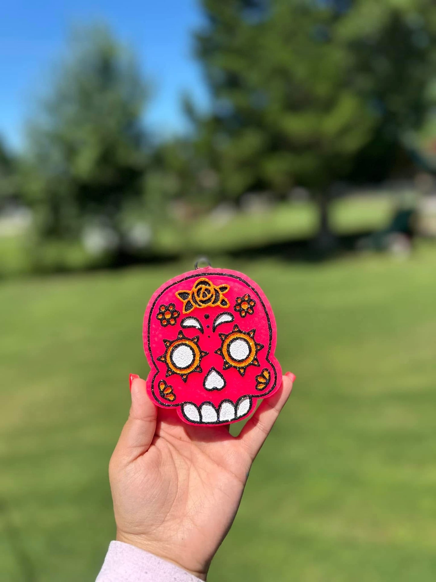 Sugar Skull Car Freshie