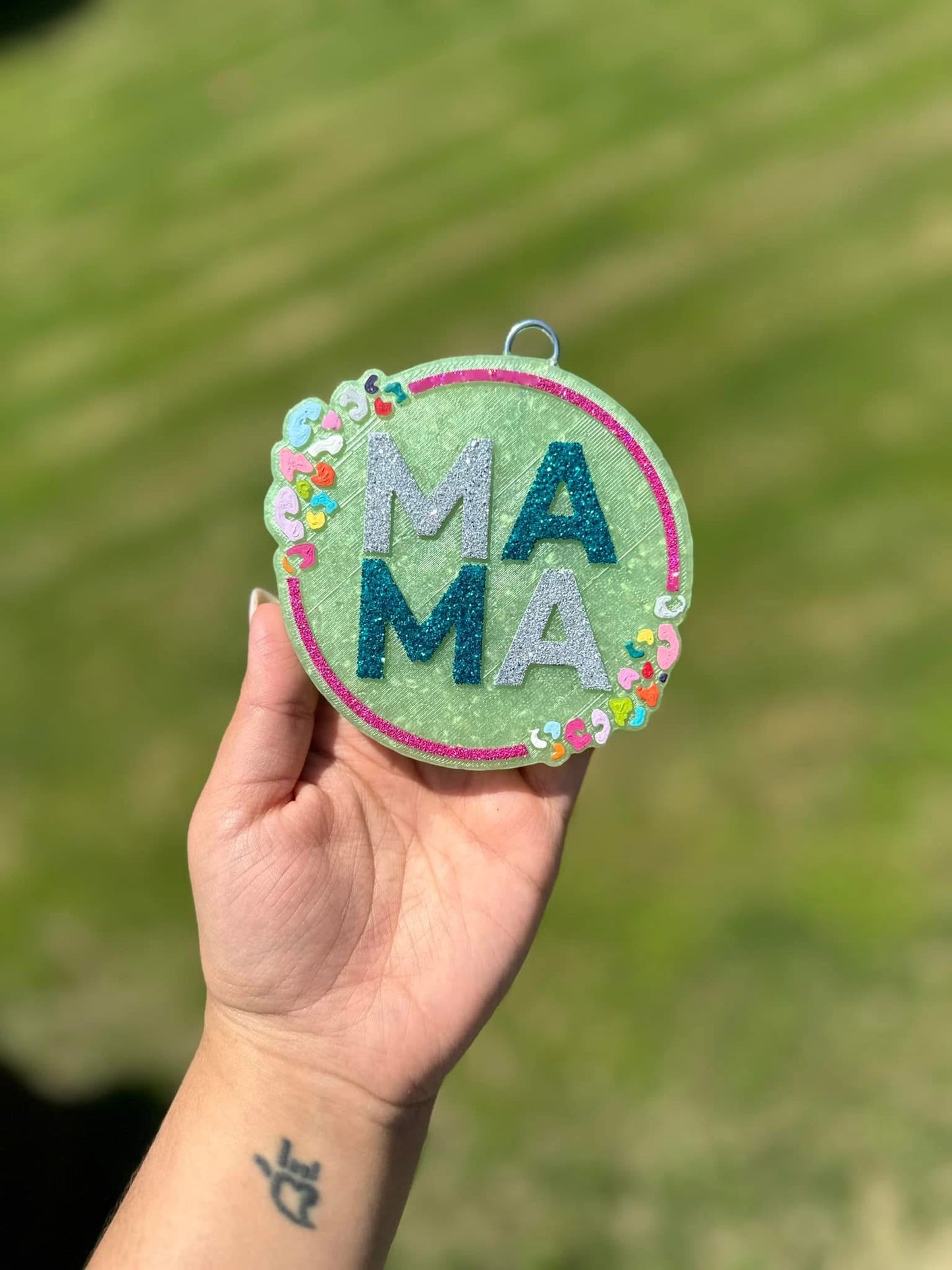 Mama Round Car Freshie