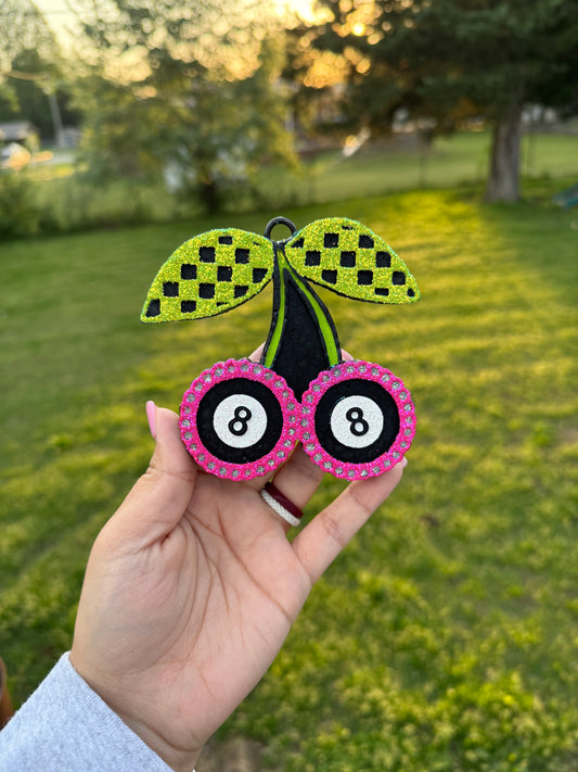 Twin 8 Balls Car Freshie