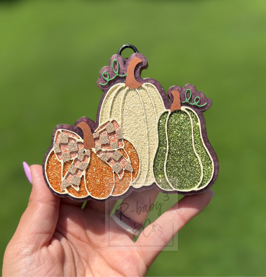 Pumpkin Trio Car Freshie
