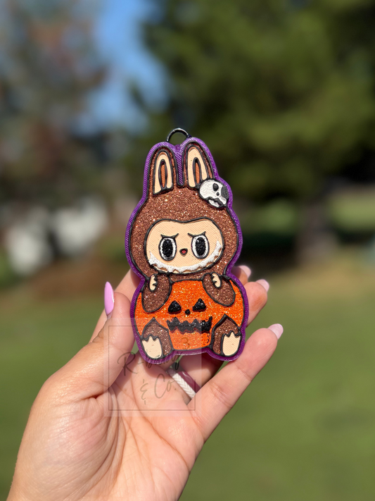 Labubu in Pumpkin Car Freshie
