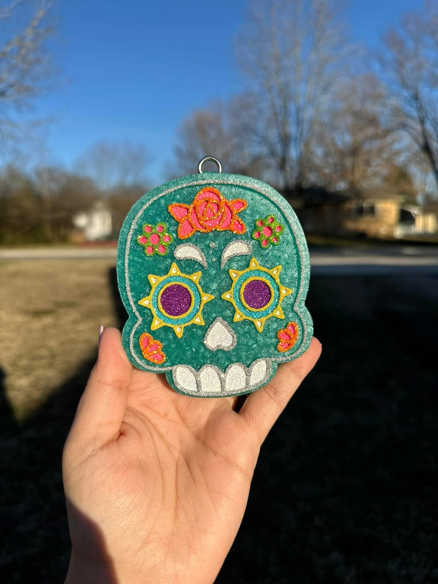 Sugar Skull Car Freshie