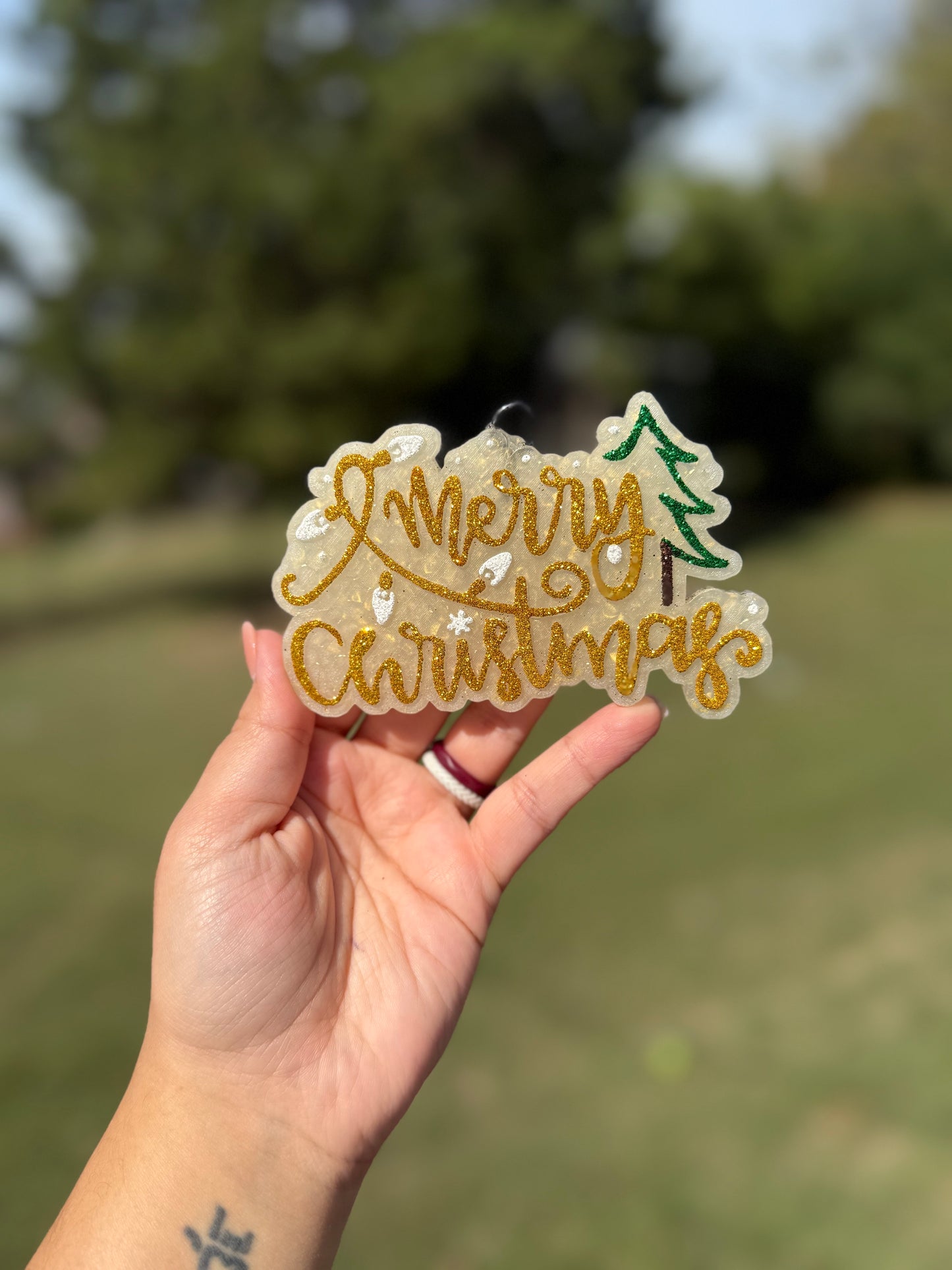 Merry Christmas Car Freshie