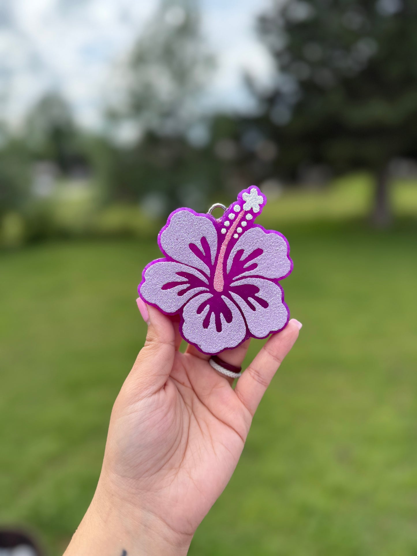 Hibiscus Flower Car Freshie
