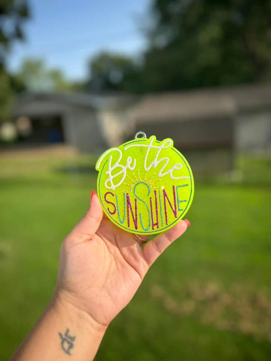 Be The Sunshine Car Freshie