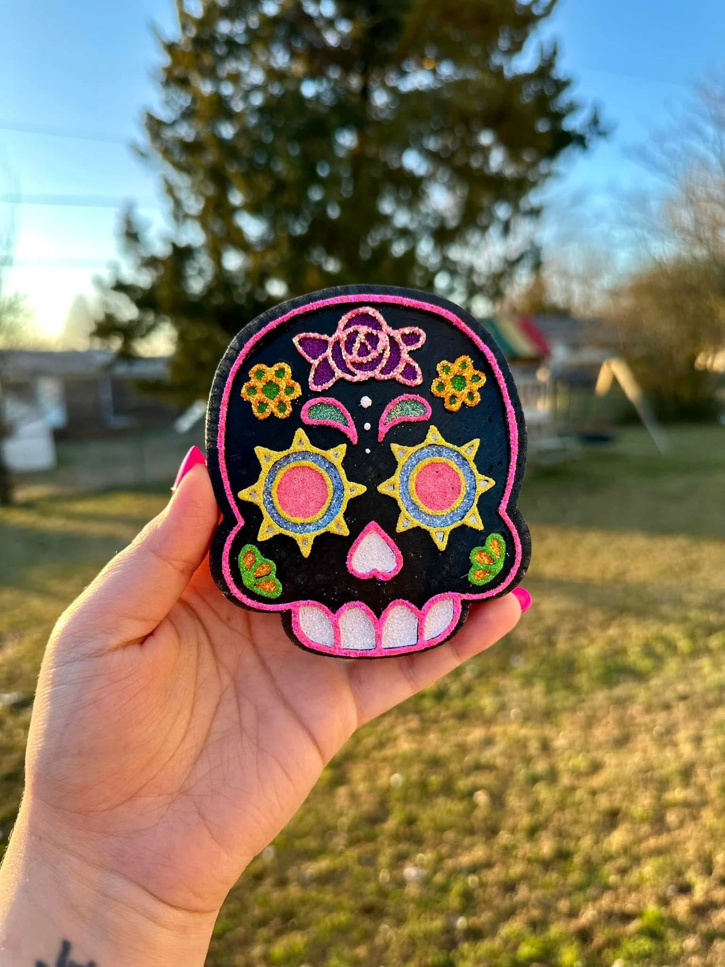 Sugar Skull Car Freshie