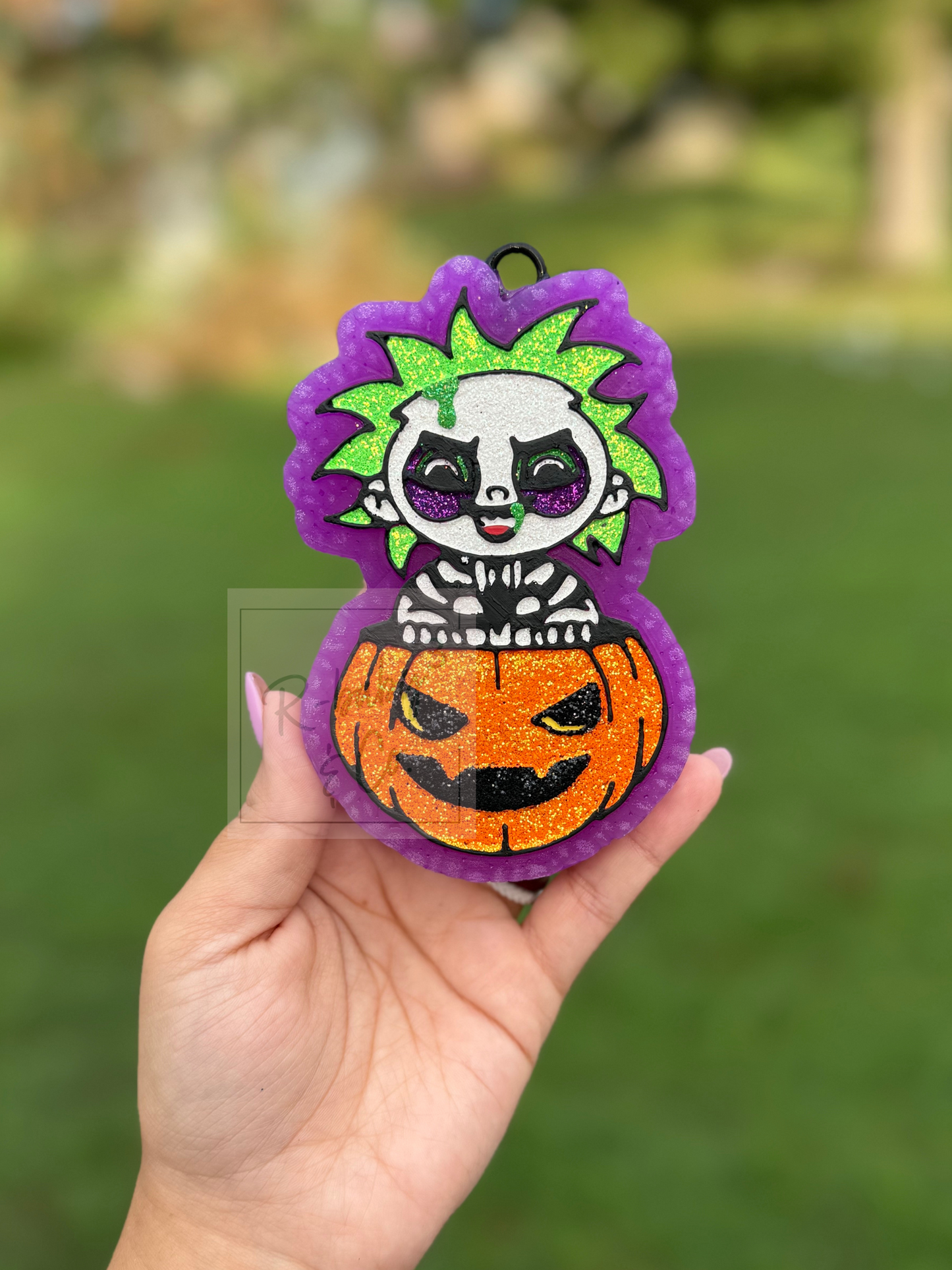 Beetlejuice In A Pumpkin Car Freshie