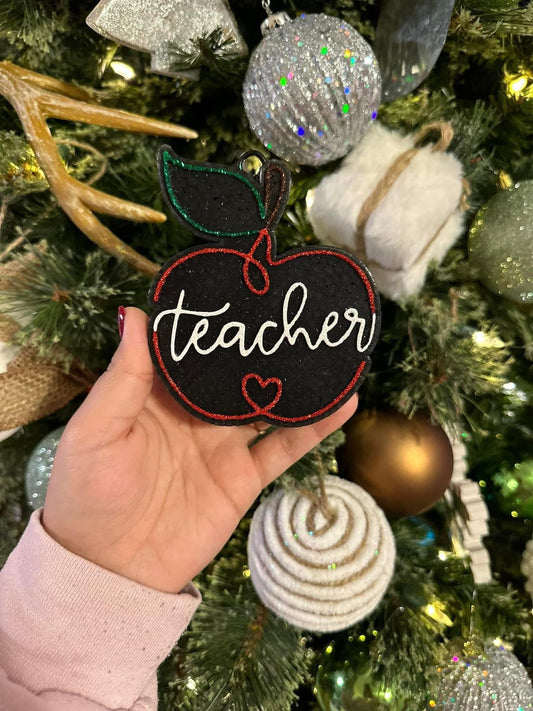 Teacher Apple Car Freshie