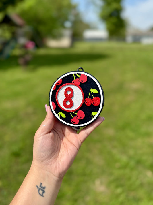 8 Ball Cherries Car Freshie