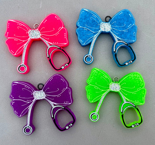 Nursing Stethoscope Bow Car Freshie
