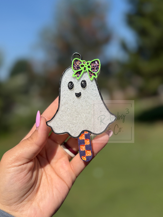 Ghost Popsicle Car Freshie