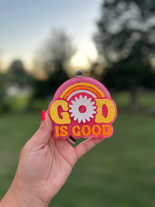 God Is Good Rainbow Car Freshie