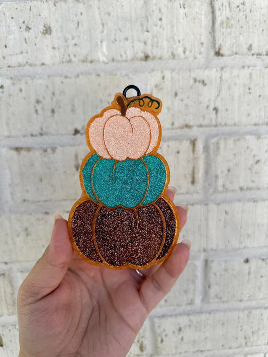 Pumpkin Stack Car Freshie