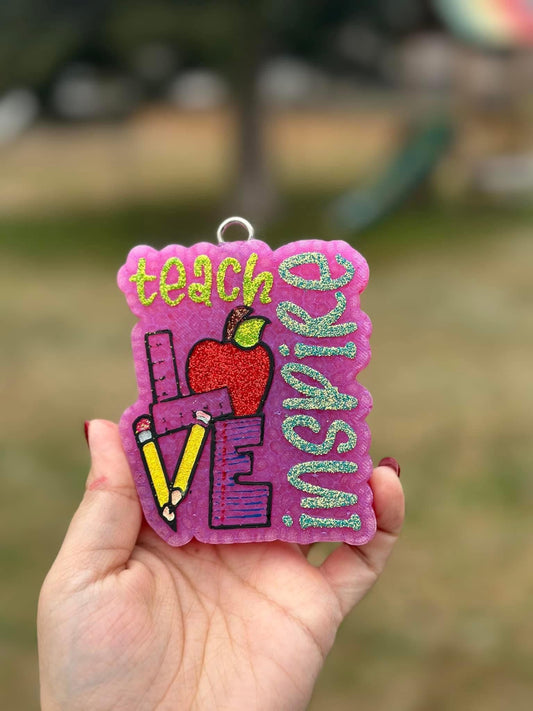 Teach, Love, Inspire Car Freshie
