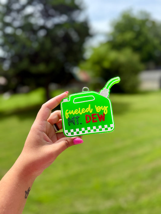 Fueled by Mt. Dew Car Freshie