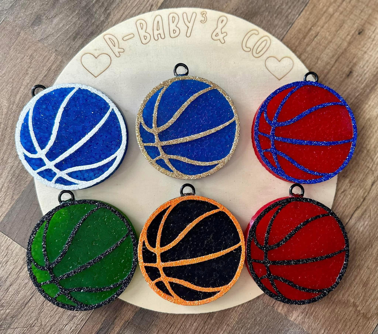 School Color Basketball Car Freshies
